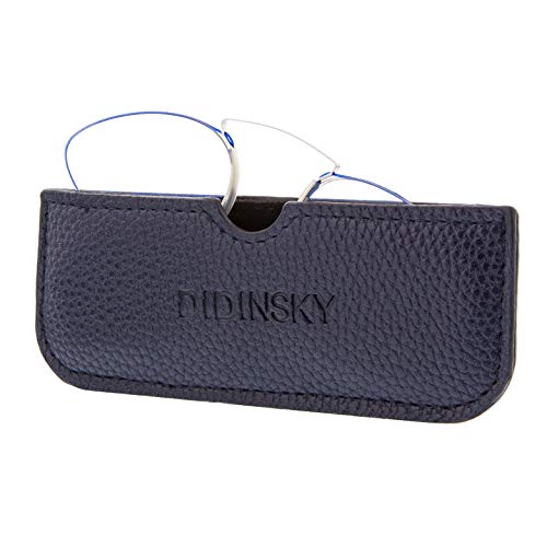 DIDINSKY Gafas de Lectura sin Patillas Graduadas Anti-bluelight para Hombre y Mujer. Anti-reflejantes y Anti Luz Azul Flexibles de Bolsillo. Blue +1.0 - HERMITAGE BUTTERFLY Cover