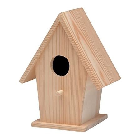 Casetta Per Uccelli In Legno Da Appendere - Facile Da Montare Per Giardino O Balcone - Foto 6