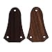 BQLZR Rosewood Guitar Ebony Truss Rod Covers, Both Were Rosewood Beveled Edges, Pre-Drilled Holes (Hole spacing is 40mm and 18mm), 6 Silver Screws Included Pack of 2