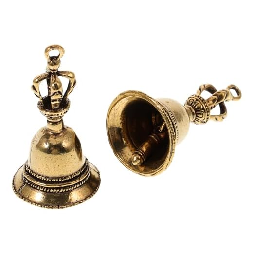 Brass Lucky Beads Tibetan Hand Bell