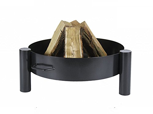 Brasero HAITI au charbon en acier robuste de 21kg pour une élégance extérieure durable
