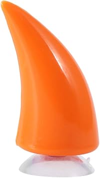 Motorcycle Helmet Horn-Duokon Motorcycle Helmet, Motorcycle Helmet Devil Demon Horn with Sucker Decoration Accessoriesorange