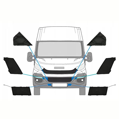 Rinfrescate l'immagine del vostro furgone con le nuove modanature EasyParts. Renderanno la vostra auto come nuova fin dall'autosalone. Le modanature sono realizzate in plastica di alta qualità. Su ogni singola modanatura sono applicate le clip di fissaggio.