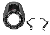 Matte Black Red White Windshield windscreen for 2017 2018 2019 Honda Rebel CMX 300-500 (Matte Black)