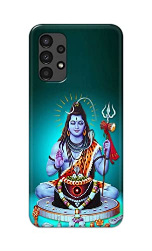 Image of Printed Hard Back Cover Case for Samsung Galaxy A13 4G Back Cover (Lord Shiva) -1803