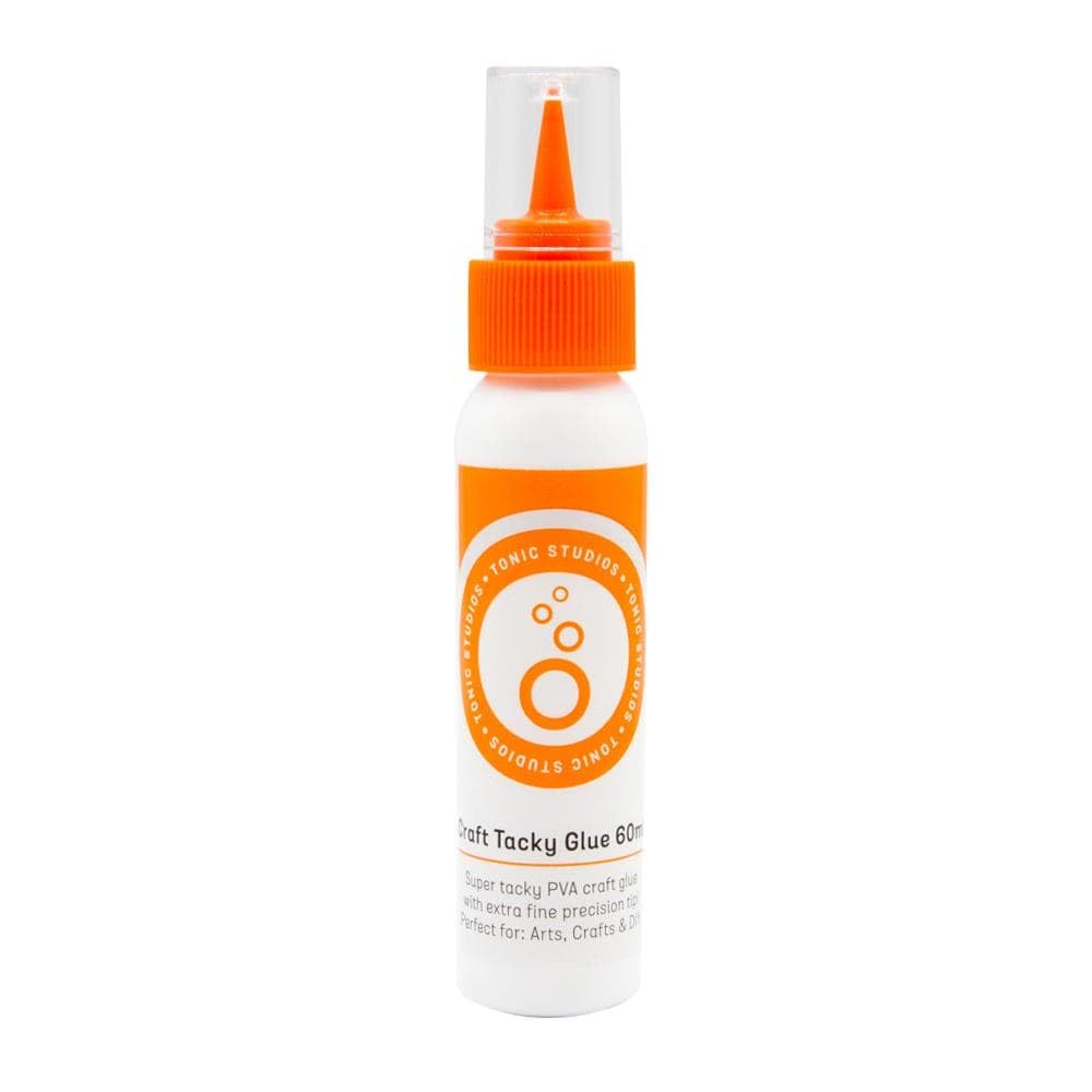 Tonic Studios Craft Tacky Glue - Super Tacky PVA for Paper Crafting - 60ml/2 fl oz