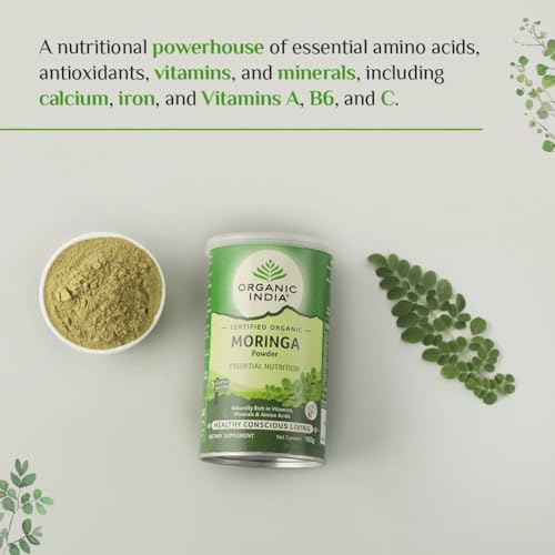 Organic India Moringa Powder 100gm Pack of 2