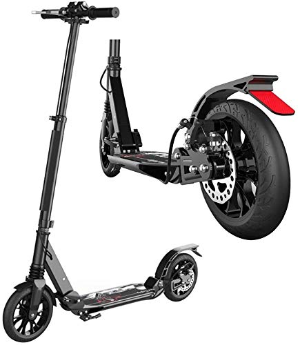 Brfdc Patín Kick Adultos Scooter Con Ruedas Grandes De Doble Suspensión Plegable Del Viajero Scooter Con Discos De Freno De Mano Apoyos 220lbs Brfdc Patín Kick Adultos Scooter Con Ruedas Grandes De Doble Suspensión Plegable Del Viajero Scooter Con Discos De Freno De Mano Apoyos 220lbs