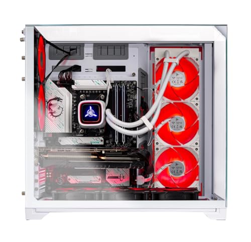 Image of Skytech Gaming O11 Vision Gaming PC, AMD Ryzen 7 9850X3D 4.7GHz, NVIDIA RTX 5070 Ti 16GB VRAM, 2TB Gen4 NVMe SSD, 32GB DDR5 RAM 5600, 850W Gold ATX 3 PSU, 360 ARGB AIO, WI-FI 5, Windows 11, Desktop