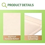 bloomoon 50 Pack 14 Inch Heavy-Duty Disposable Food Trays, Compostable 14 Inch Extra Large Paper Platter Plates Serving… - Image 5