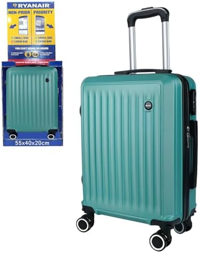 Maleta de Cabina 55x40x20cm, Trolley de Cabina Rígido Resistente ...