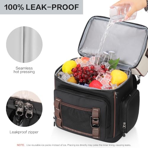 Large 44 Can Dual Compartment Insulated Waterproof Cooler Backpack - 2