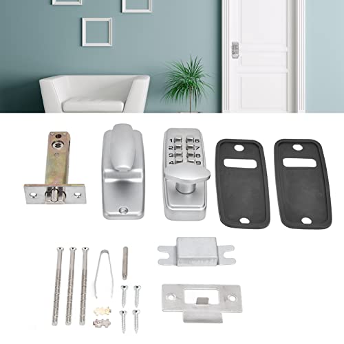 Digital Mechanical Password Door Lock, Waterproof Mechanical Keyless Entry Door Lock With Keypad Door Knob, Digital Combination Door Lock Set For Kitchen Balcony Hotel, Easy To Install #TOP6