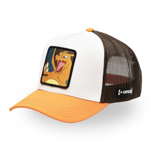 Capslab Casquette Homme & Femme, Casquette Trucker Pokémon, Ajustable par Snapback TU