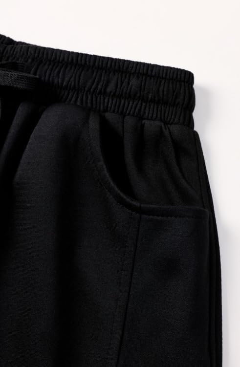 AIFARLD Mens Baggy Sweatpants Wide Leg Casual Sweat Pants with Pockets Elastic Waist Drawstring Relaxed Fit - Image 9