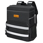 kiximay – 30L Kühltasche Groß, Faltbare Isolierte Kühlbox als Kühlruck