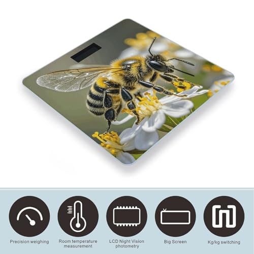 Balanza Digital de Baño Honey Bee Precisión Alta miniatura 3