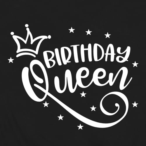 Image of Birthday Shirts Women Happy Birthday Queen and Squad Tee Tops