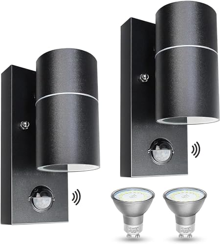Applique extérieure détecteur de mouvement pour illuminer vos soirées en terrasse de blanc chaud