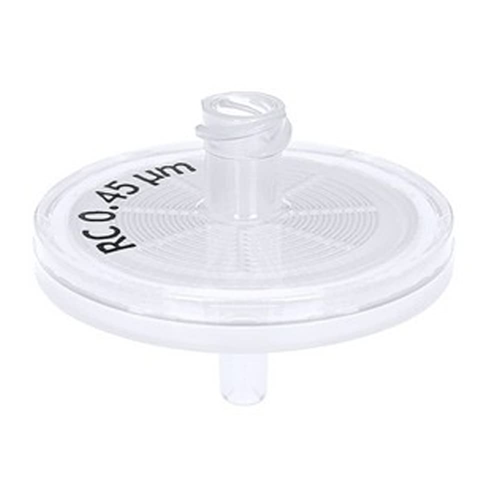 GVS Life Sciences FJ25BNPRC004AD01 Abluo Syringe Filter, PP Housing, RC Membrane, 0.45 µm Pore Size, 13 mm Diameter (Pack of 500)