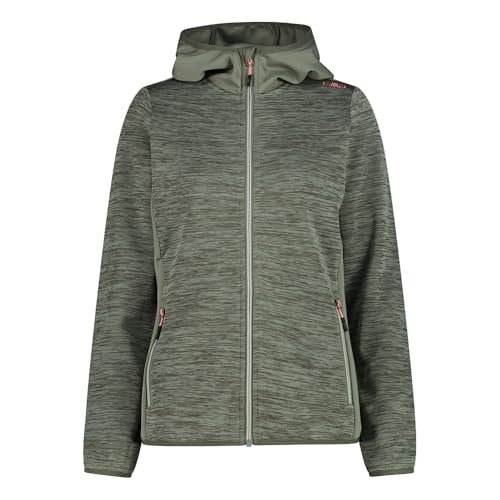 Veste à capuche sweat outdoor CMP femme avocado mel 3XL