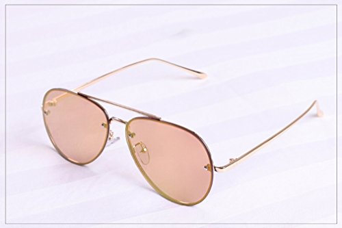 Lunettes de soleil UV à effet miroir avec verres ronds frogs et structure souple YL