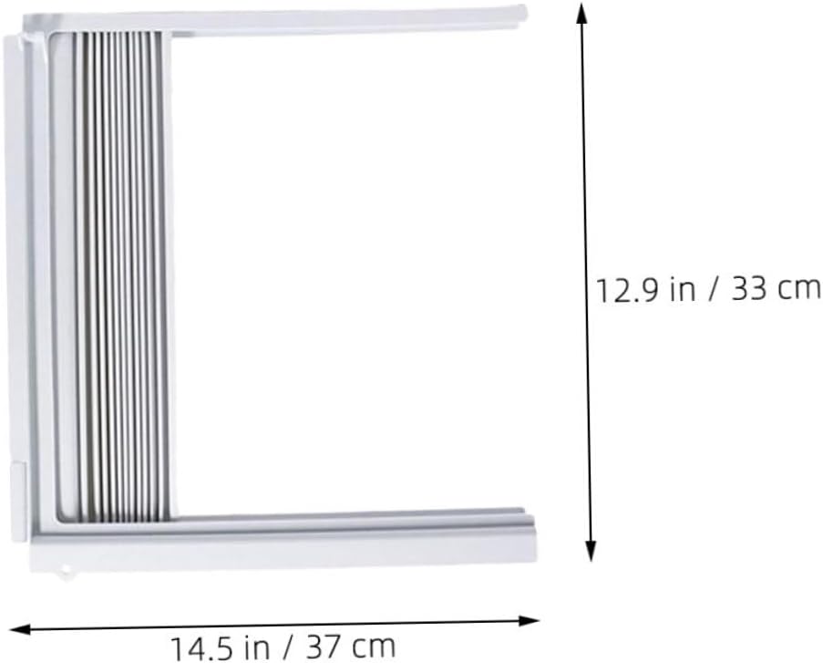 GLEAVI 1set Portable Ac Window Vent Kit with Adjustable Side Panels for Easy Installation Fit Air Conditioner Accessory for Efficient Cooling Any Room