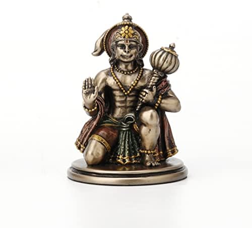 Veronese Design 3.25" Mini Hanuman Statue Hindu God of Strength Resin Figurine