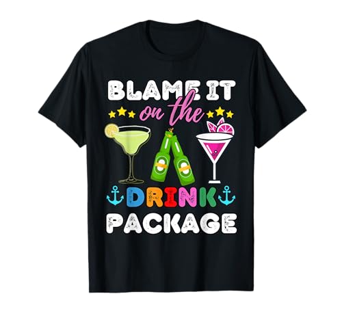 Incolpare il pacchetto di bevande Divertente nave da crociera Squad 2023 Maglietta