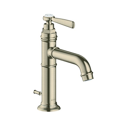 Axor Montreux Classic Timeless Hand Polished 1-Handle 1 9-Inch Tall Bathroom Sink Faucet In Brushed Nickel, 16516821 #TOP28