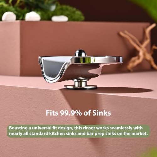 SWSABSS High Pressure Glass Rinser for Kitchen Sink(Silver) — view 7