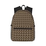 FBGHHTY Leichter lässiger Rucksack mit Bären-Motiv, Unisex, Reise-Laptop-Tasche, ergonomische Schultergurte