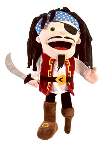 Fiesta Crafts T-2939 Marioneta de mano pirata con boca en movimiento, varios , color/modelo surtido