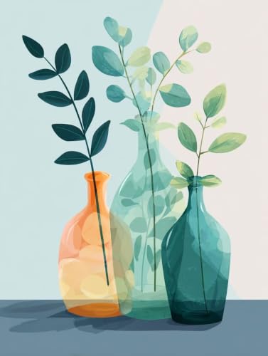 Regalos mujer pintura por numeros adultos plantas de interior manualidades originales