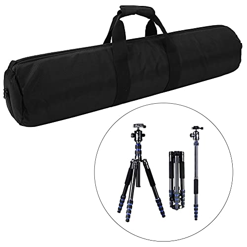 KIMISS Ultra Long Lasting Portable Monopod Carrying Bag with Advanced Padding for Umbrella Light Stand and Slide Rail Bracket in Black (80cm)