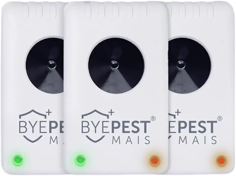 Kit 03 Repelente Eletrônico Ratos Pombos E Morcegos Byepest Mais