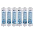 Tier1 5 Micron 10 Inch x 2.5 Inch | 6-Pack String Wound Polypropylene Whole House Sediment Water Filter Replacement Cartridge | Compatible with OmniFilter RS2-SS, Pentek WP-5, WHCF-WHSW