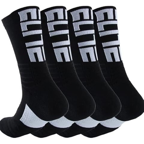 DRASEX Mens Sport Dress Socks Black Cover