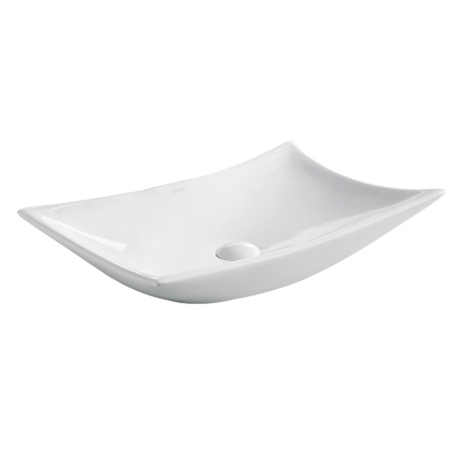 Sjdopulse White Vessel Sink Vessel Vanity Sink 22.4" X 16.9" Modern Porcelain Ceramic Above Counter Bathroom Vessel Sink Ceramic Bathroom Vessel Sink Basin Washing Bowl Bathroom Sink Ce