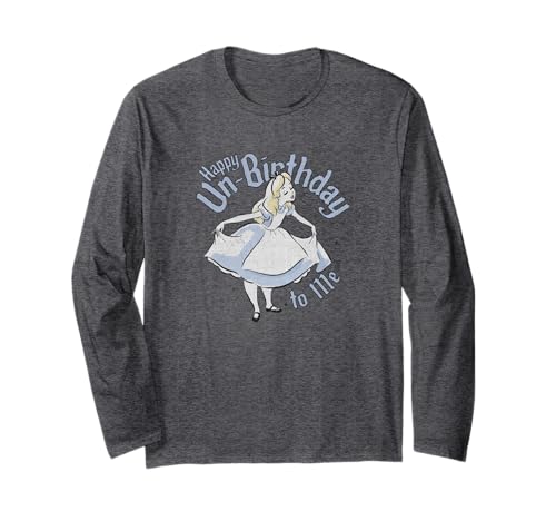 T-shirt Alice in Wonderland manche longue idéal pour une pause thé entre amis au salon