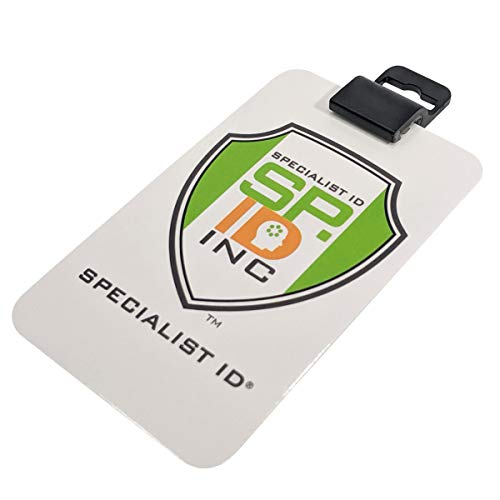 Black Gripper Card Holder Clamps For Standard Thickness Id Badge, Smart Card, Cac, Chip Or Swipe Card, Secure And Strong Hold By Specialist Id #TOP4