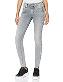 Verschluss: Reißverschluss G-STAR RAW Damen Jeans 3301 Deconstructed Skinny, Grau (Lt Aged 9882-424), 26W / 32L