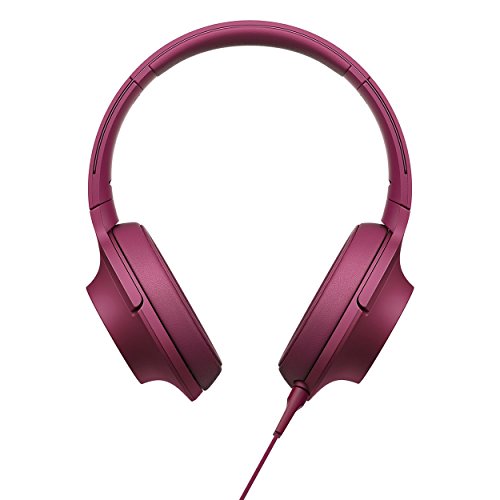 Sony H.ear On Premium Hi-Res Stereo Headphones (Wired), Bordeaux Pink #TOP2
