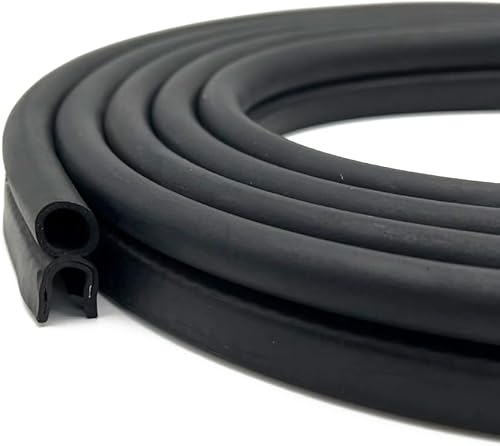 Miniatura 6 de Tira de sello de puerta de automóvil, ajuste de borde de 14 de pulgada, sello de goma con bombilla superior, rayas climáticas automotrices para