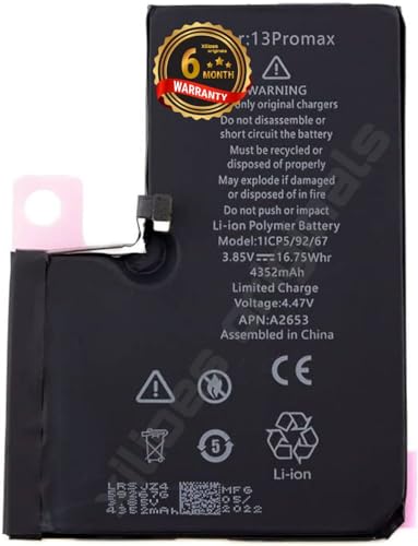 Image of Battery for iPhone 13 Pro Max A2643 A2484 A2641 A2644 A2645 Battery with 6 Month Warranty** (B5)