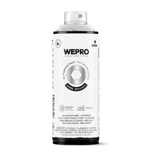 MTN WEPRO Solvent Brillante WM-101 Plata Brillante, Spray 400ml