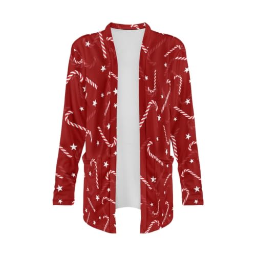 Image of Cardigan Sweaters for Women Long Sleeve Cardigan Soft Drape Open Front Fall Dusters V-Neck Jackets Dressy Loose Coat