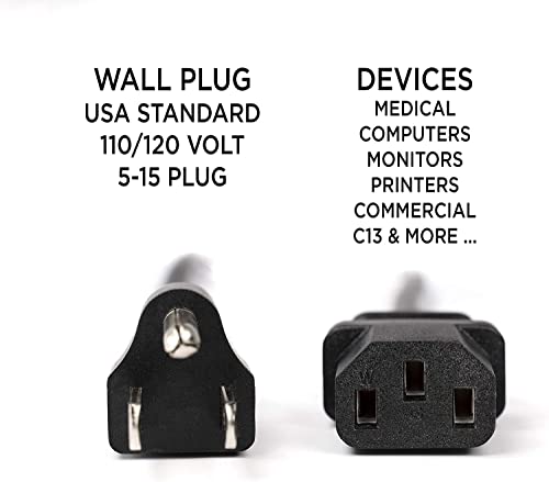 Cable de alimentación Guy-Tech 5FT compatible EcoQuest miniatura 2