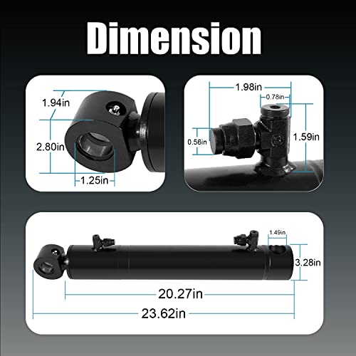 7117174 Bucket Tilt Cylinder Fit For Bobcat Skid Steer Loader S150, S160, S175, S185, S205, T180, T190, 773 #TOP3
