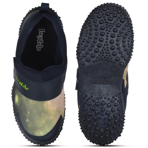 Image of Liberty Lucy & Luke 8005-50E Casual Non Lacing Shoes for Kids - PVC Sole & Outsole | Memory Insole | Lightweight & Comfortable | Modern Design | Shock-Absorption